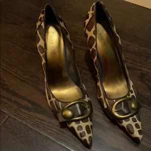 Nine West 8.5 animal print shoe